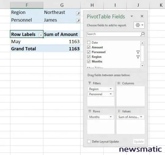 Cómo filtrar una tabla dinámica en Excel: 2 formas fáciles y efectivas - Software | Imagen 5 Newsmatic