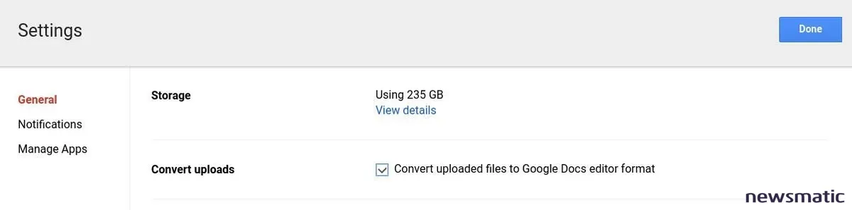 Cómo liberar espacio de almacenamiento en Google Drive - Almacenamiento | Imagen 3 Newsmatic
