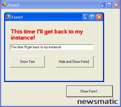 Cómo abrir una instancia específica de un formulario en C# .NET - Desarrollo | Imagen 2 Newsmatic