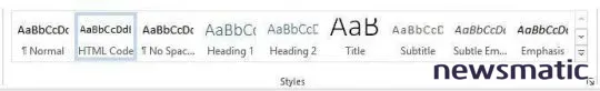 Cómo acceder y controlar los estilos en Microsoft Word - Software | Imagen 2 Newsmatic
