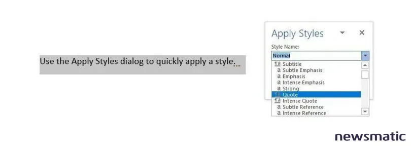 Cómo acceder y controlar los estilos en Microsoft Word - Software | Imagen 3 Newsmatic