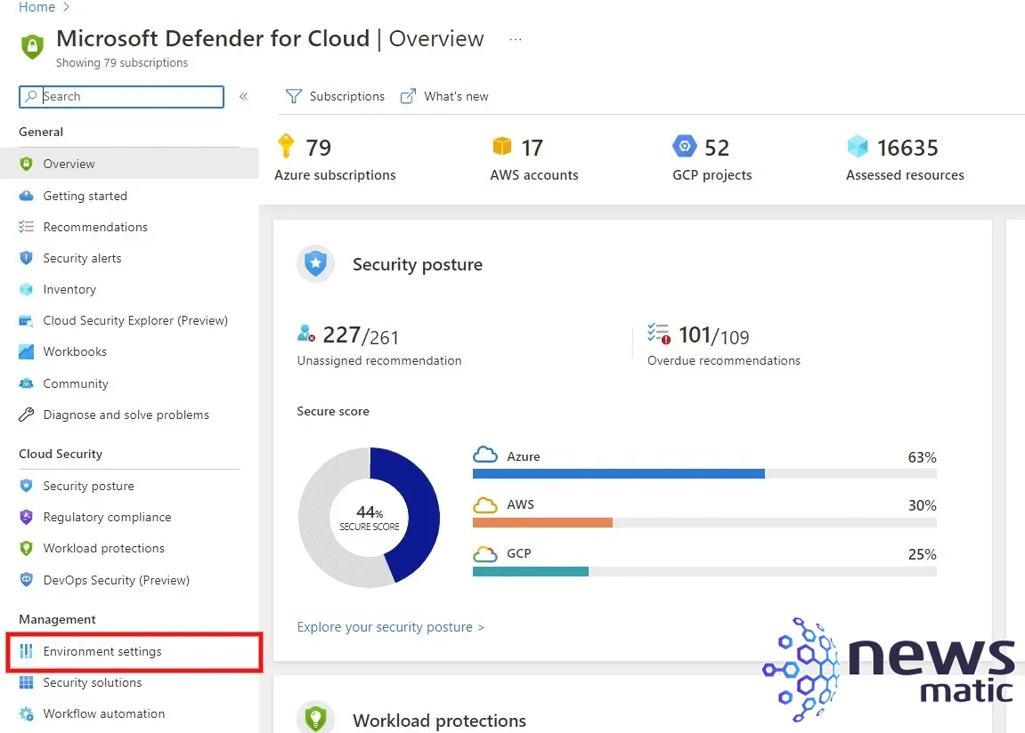 Cómo habilitar y aprovechar al máximo Microsoft Defender for Cloud en Azure - Nube | Imagen 3 Newsmatic