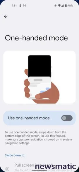 Cómo habilitar el modo de una mano en Android 12 - Móvil | Imagen 2 Newsmatic