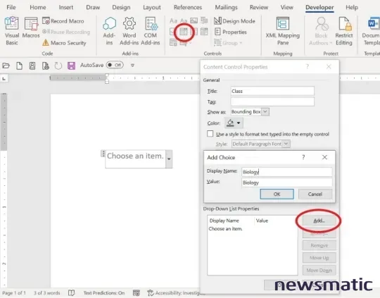 Cómo utilizar controles de contenido en Word para actualizar otros controles dependientes - Software | Imagen 3 Newsmatic
