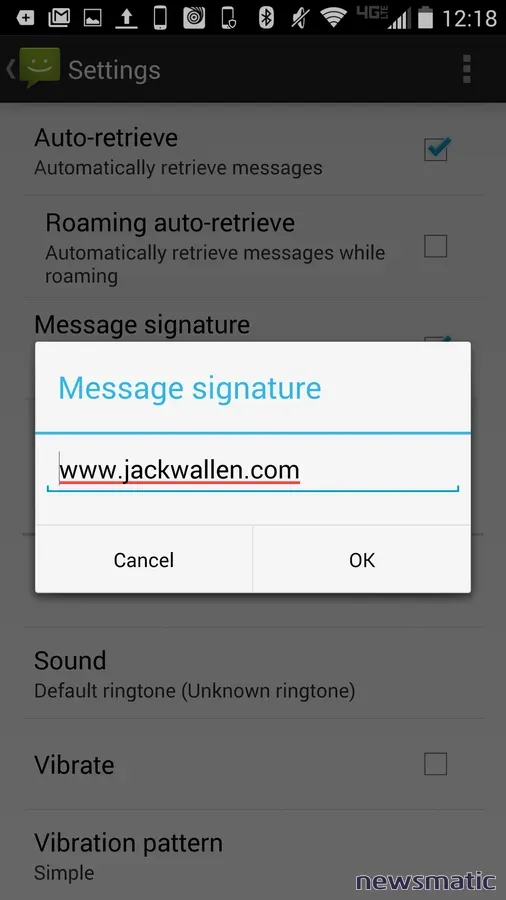 Cómo añadir una firma a tus mensajes de texto en Android - Android | Imagen 2 Newsmatic
