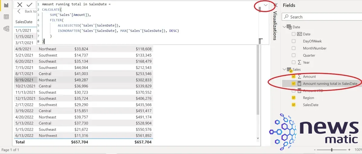 Cómo calcular un total acumulado en Power BI - Tutorial paso a paso - Software | Imagen 6 Newsmatic