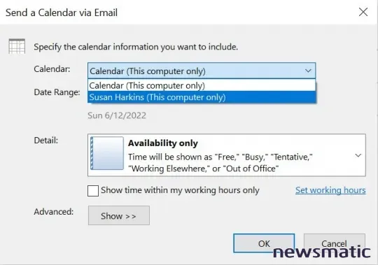 Cómo enviar tu calendario de Microsoft Outlook por correo electrónico - Software | Imagen 1 Newsmatic