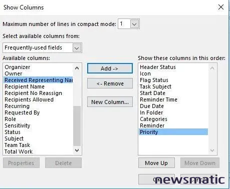 Cómo agregar un campo de prioridad personalizado en Outlook - Software | Imagen 2 Newsmatic