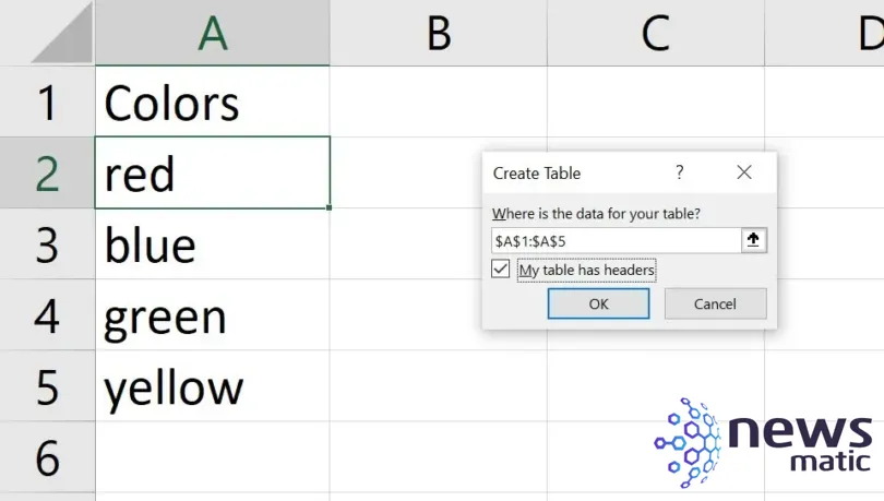 Cómo agregar color a una lista desplegable de Excel - Software | Imagen 2 Newsmatic