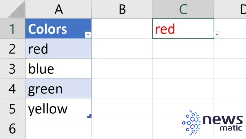 Cómo agregar color a una lista desplegable de Excel - Software | Imagen 6 Newsmatic