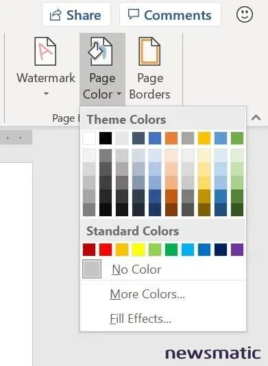 Cómo agregar colores o imágenes al fondo de tus documentos de Word - Software | Imagen 1 Newsmatic