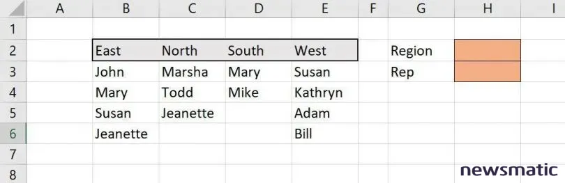 Cómo crear una lista desplegable en Excel para filtrar datos por región - Software | Imagen 1 Newsmatic