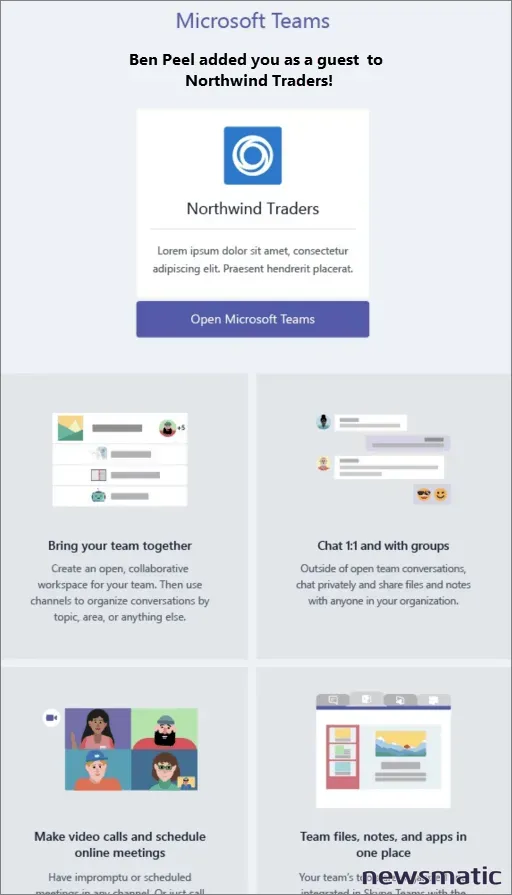 Cómo agregar invitados a Microsoft Teams: Guía paso a paso para colaborar con personas externas - Software | Imagen 2 Newsmatic