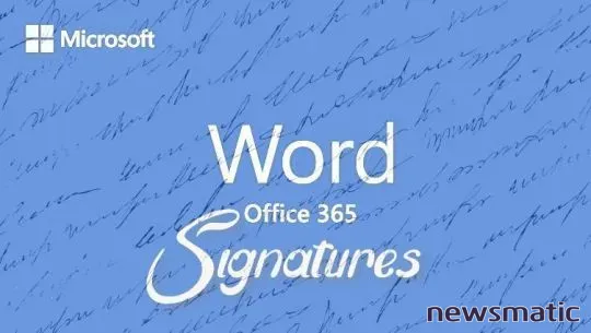 Cómo agregar una línea de firma en blanco en Word - Software | Imagen 1 Newsmatic