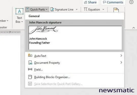 Cómo agregar una línea de firma en blanco en Word - Software | Imagen 5 Newsmatic