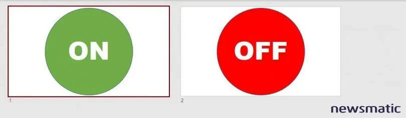 Cómo usar el botón de acción Mouse Over en PowerPoint para cambiar un botón de encendido a apagado - Software | Imagen 1 Newsmatic