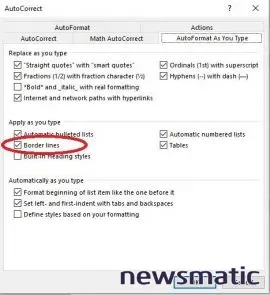 Cómo insertar líneas horizontales en un documento de Word - Software | Imagen 3 Newsmatic