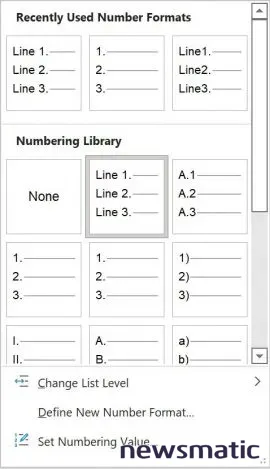 Cómo agregar un prefijo a una lista numerada en Word - Software | Imagen 2 Newsmatic