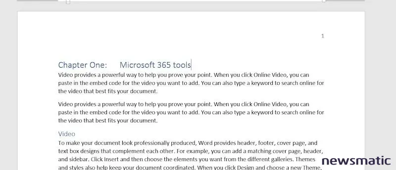 Cómo agregar contenido dinámico a los títulos de capítulo en Microsoft Word - Software | Imagen 3 Newsmatic