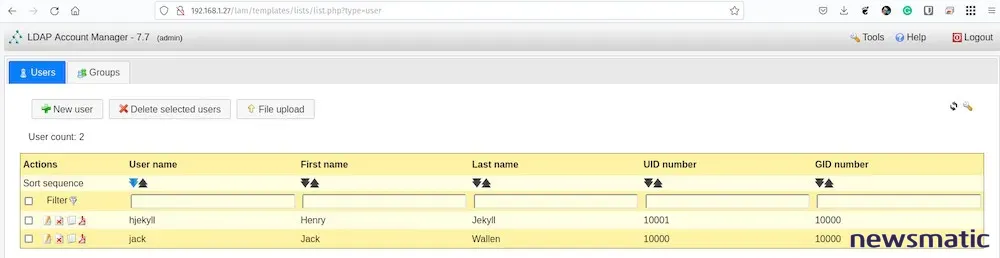 Cómo agregar usuarios al servidor OpenLDAP con LDAP Account Manager (LAM) - Desarrollo | Imagen 4 Newsmatic