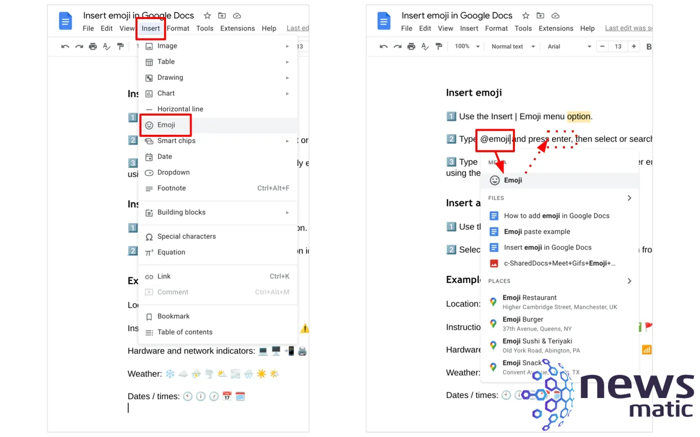 Cómo insertar emojis en Google Docs: guía paso a paso para web y dispositivos móviles - Software | Imagen 2 Newsmatic