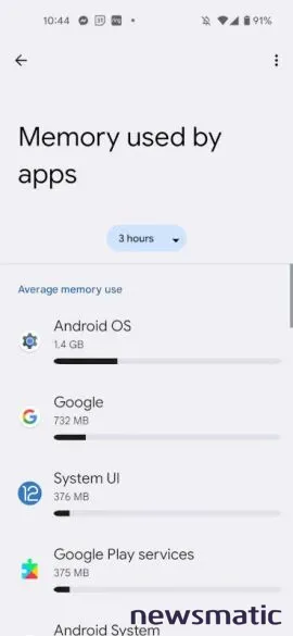 Cómo encontrar qué aplicaciones están usando memoria en tu dispositivo Android - Móvil | Imagen 3 Newsmatic