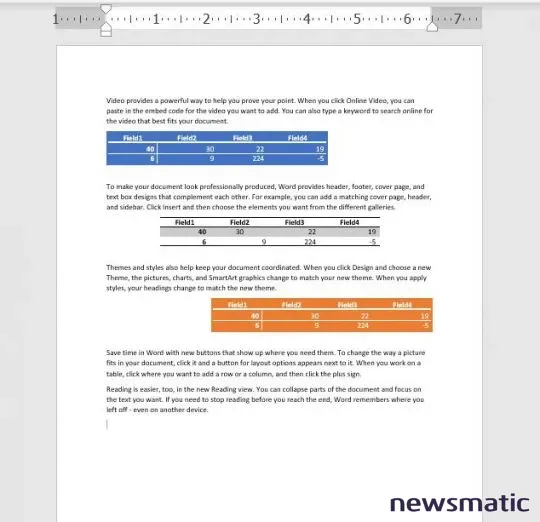 Cómo aplicar un estilo a una tabla en Word - Software | Imagen 1 Newsmatic