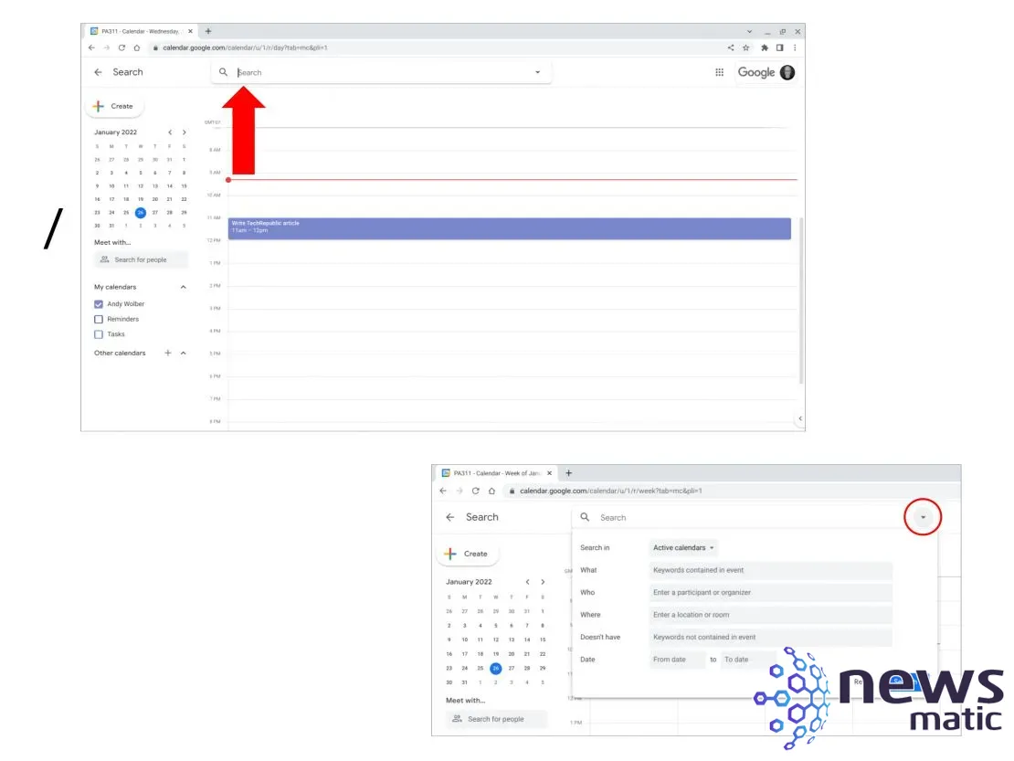 10 atajos de teclado para usar en Google Calendar y ahorrar tiempo - Nube | Imagen 6 Newsmatic