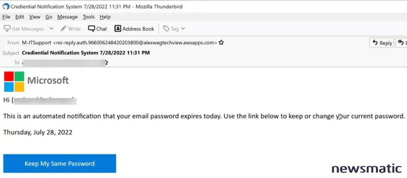 Nueva campaña de phishing utiliza Amazon Web Services para engañar a usuarios - Seguridad | Imagen 2 Newsmatic