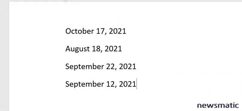 Cómo insertar fácilmente fechas dinámicas en un documento de Word usando Excel - Software | Imagen 4 Newsmatic