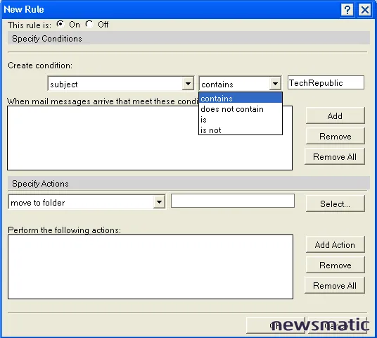 Cómo organizar y gestionar tu bandeja de entrada en Lotus Notes usando reglas de correo - Software | Imagen 3 Newsmatic