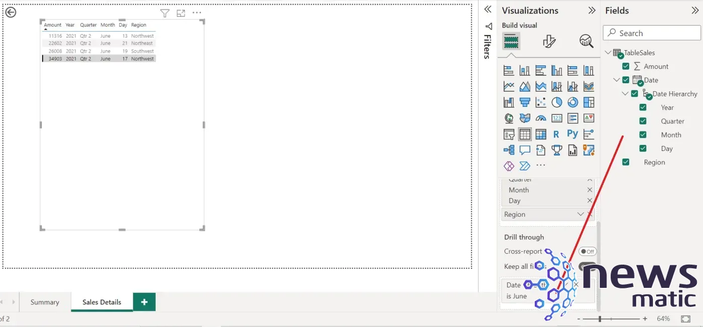 Cómo agregar botones de navegación en Power BI para visualizaciones detalladas - Big Data | Imagen 2 Newsmatic