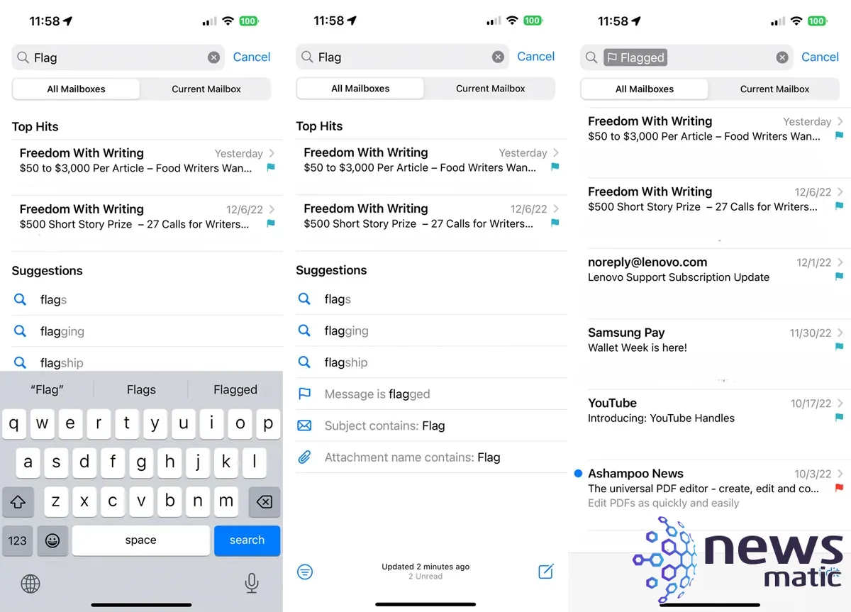 Cómo buscar correos electrónicos en tu dispositivo Apple: guía paso a paso - Móvil | Imagen 5 Newsmatic