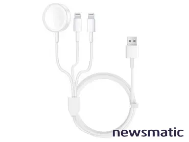 ¡Carga múltiples dispositivos a la vez con el innovador cable 3 en 1 para Apple Watch - Hardware | Imagen 1 Newsmatic