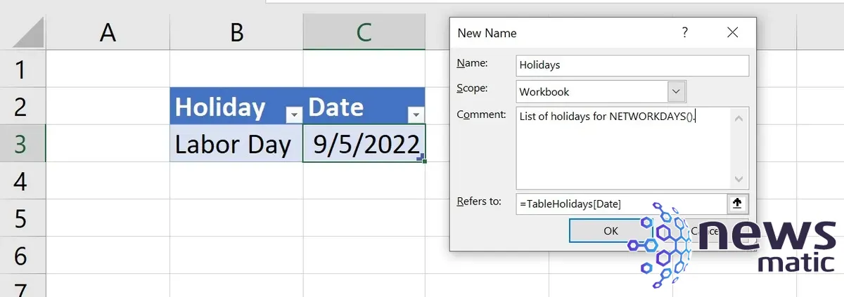 Cómo usar Excel para determinar los días laborables restantes en un proyecto - Software | Imagen 5 Newsmatic