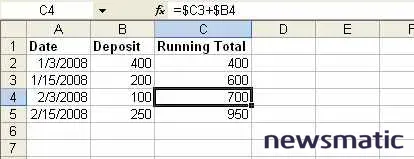 Cómo utilizar totales acumulados en Microsoft Excel - Software | Imagen 1 Newsmatic