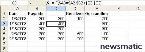 Cómo utilizar totales acumulados en Microsoft Excel - Software | Imagen 4 Newsmatic