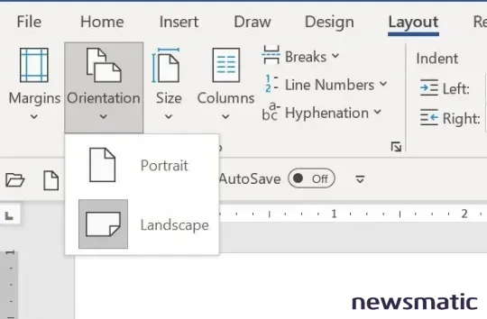 Cómo cambiar la orientación de un documento en Word y ajustar una tabla ancha - Software | Imagen 3 Newsmatic