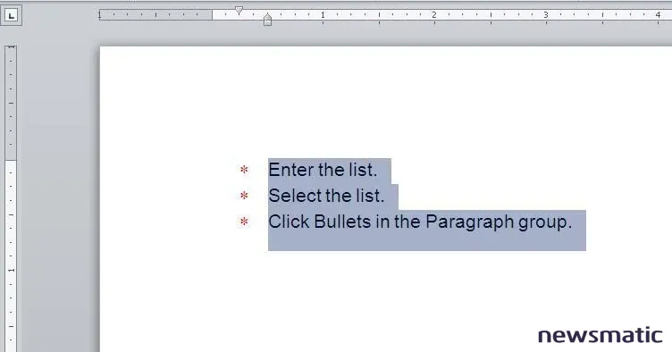 Cómo personalizar el color de los símbolos en una lista con viñetas en Word - Microsoft | Imagen 8 Newsmatic