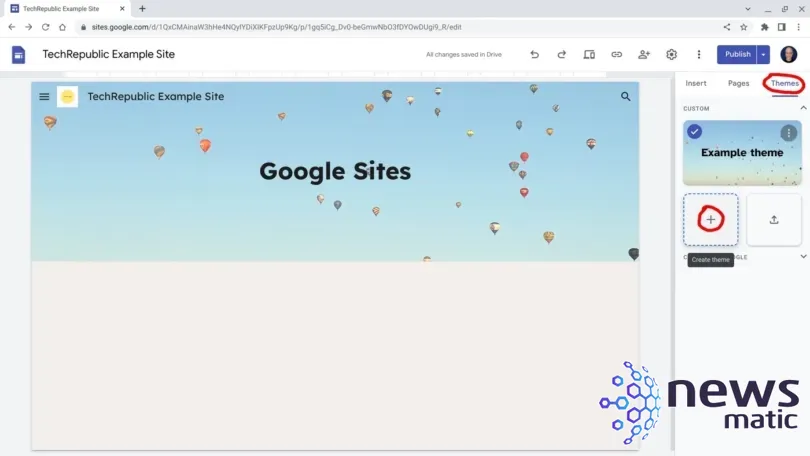 Cómo personalizar el diseño y la funcionalidad de tu sitio en Google Sites - Software | Imagen 2 Newsmatic