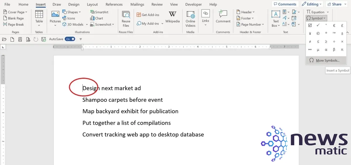 Cómo insertar fácilmente marcas de verificación en documentos de Microsoft Office - Software | Imagen 1 Newsmatic