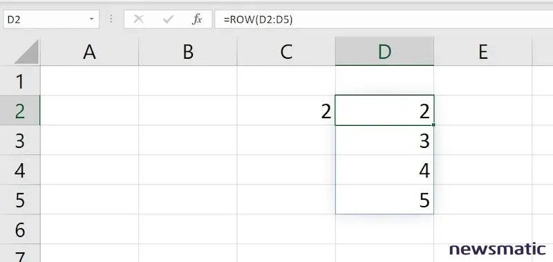 Cómo utilizar las funciones ROW() y ROUNDUP() juntas en Excel - Software | Imagen 1 Newsmatic
