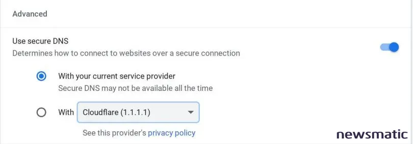 Cómo habilitar el DNS seguro en tu Chromebook - Móvil | Imagen 1 Newsmatic
