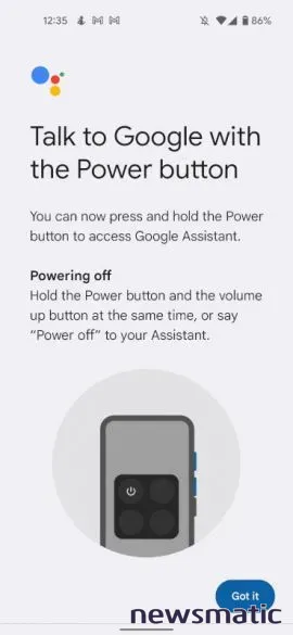 Cómo mapear el botón de encendido para Google Assistant en Android 12 - Móvil | Imagen 3 Newsmatic