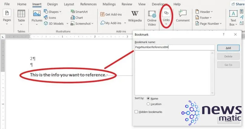 Cómo referenciar un número de página en Word - Software | Imagen 3 Newsmatic