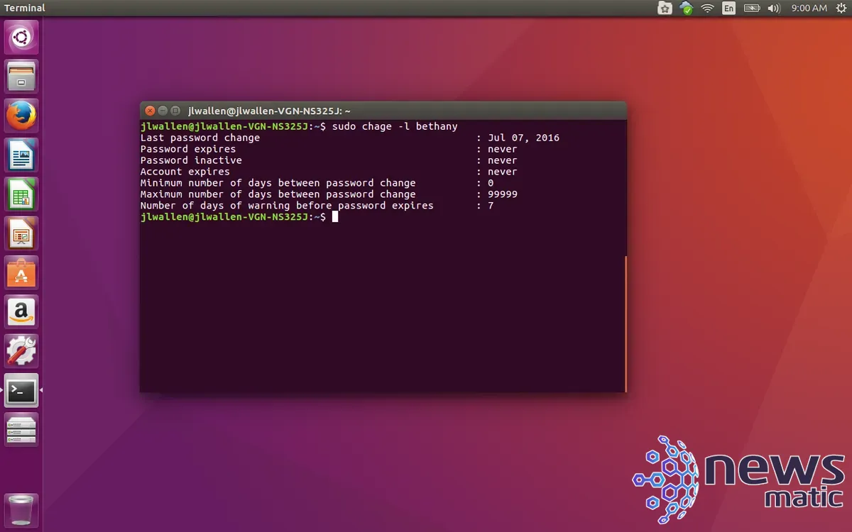 Cómo administrar las contraseñas de los usuarios en Linux con el comando chage - Seguridad | Imagen 2 Newsmatic