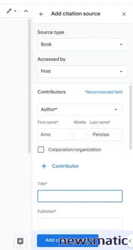 Cómo agregar citas y bibliografías en Google Docs - Software | Imagen 1 Newsmatic