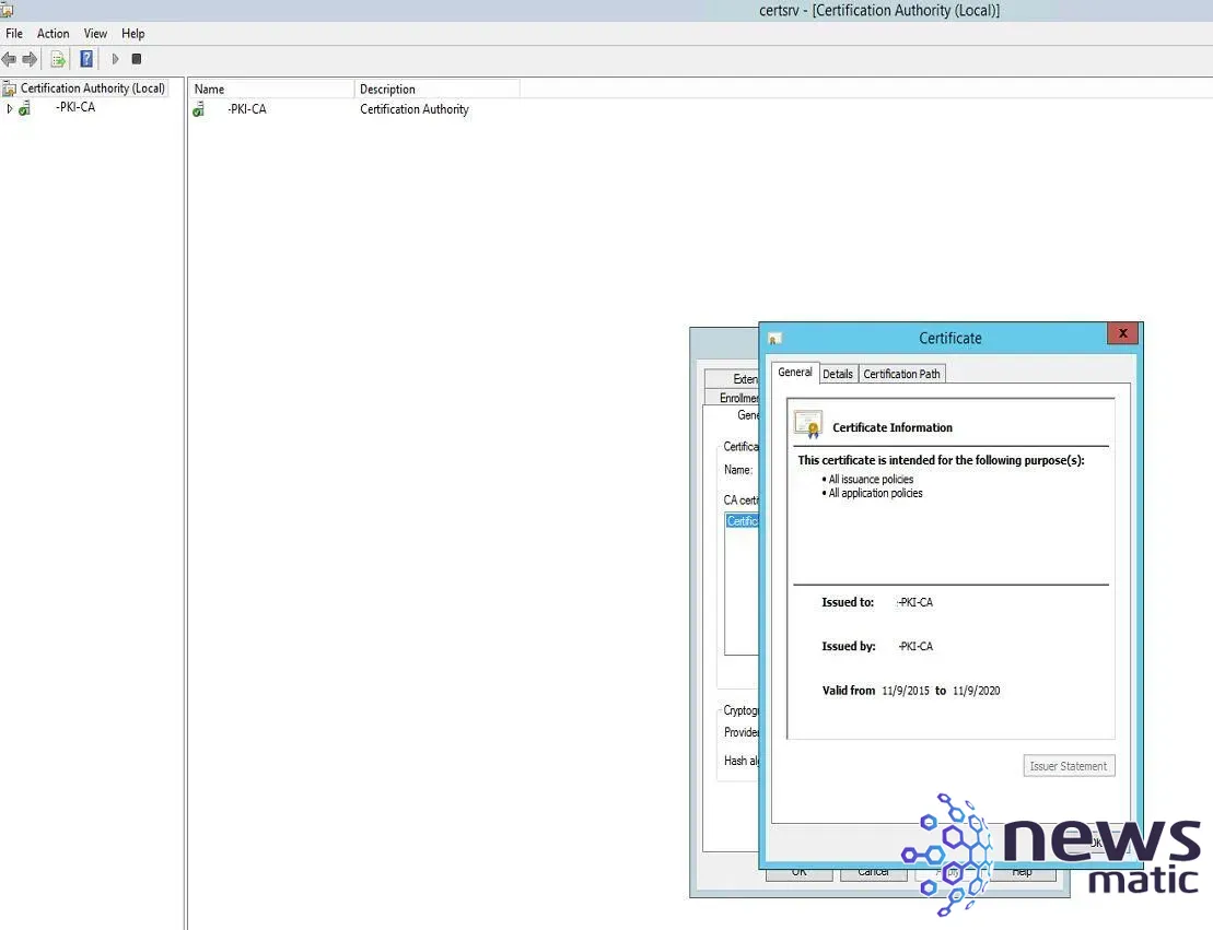 Cómo confiar en un Certificado de Autoridad (CA) interno en Internet Explorer y Microsoft Edge - Seguridad | Imagen 6 Newsmatic