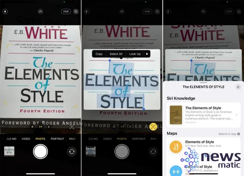 Cómo buscar texto en imágenes con Live Text en tu iPhone o iPad - Móvil | Imagen 3 Newsmatic