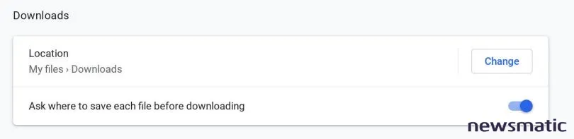 Cómo cambiar la ubicación de descarga predeterminada en tu Chromebook - Nube | Imagen 2 Newsmatic